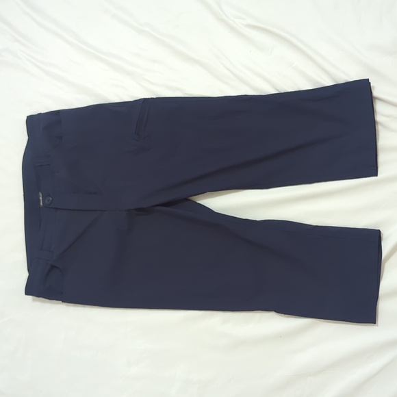 Eddie Bauer Tech Capri Pants, Color Blue Size 12 - Picture 15 of 16